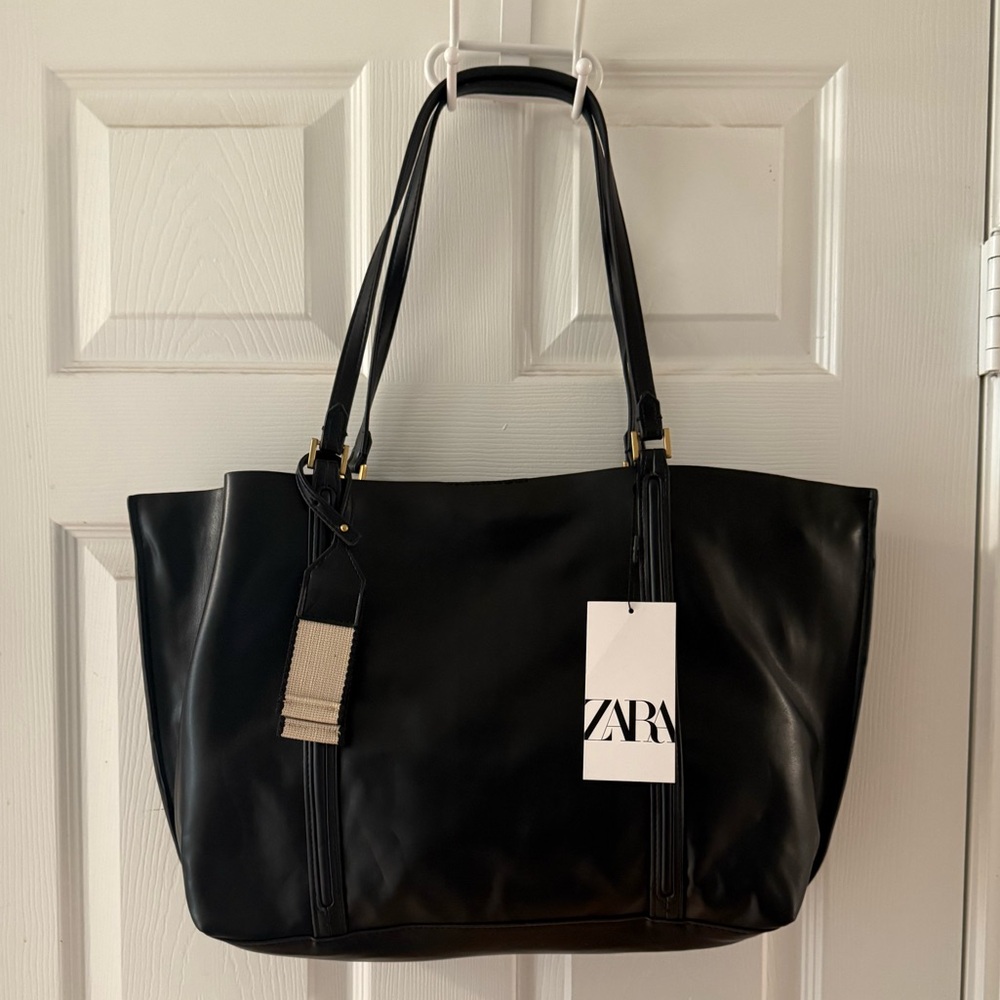 Zara Tote Bag Black - Picture 8 of 10